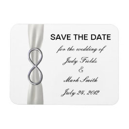 Íman Casamento Branco Do Silver Infinity Salva O Magnet
