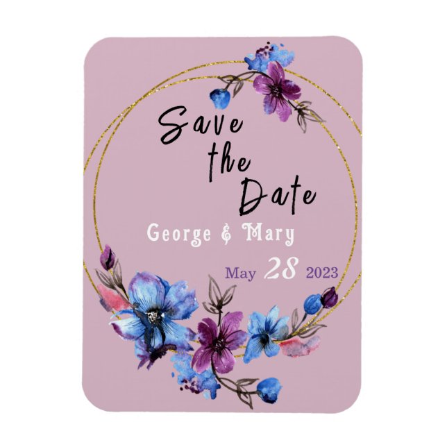 Íman Casamento com Círculo Lavendra (Vertical)