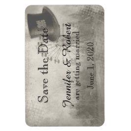 Íman Casamento com o Chapéu do Carnaval Steampunk Salve