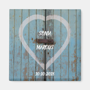 Íman Casamento da porta do Rustic Barn