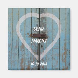 Íman Casamento da porta Rustic Barn