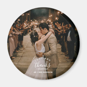 Íman Casamento de Amor e Agradecimento Foto Obrigado