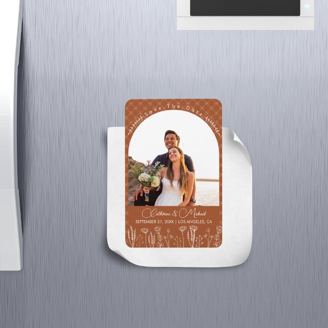 Íman Casamento de Arca Boêmia de Flor Selvagem Queimada (Criador carregado)