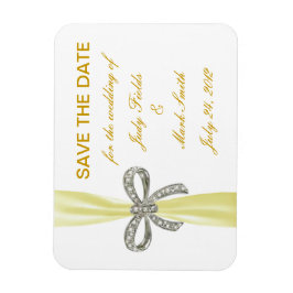 Íman Casamento De Arco De Diamante Amarelo Salve O Magn