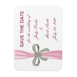 Íman Casamento De Arco De Diamante Rosa Salva O Magnet 