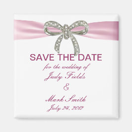 Íman Casamento De Arco De Diamante Rosa Salva O Magnet 
