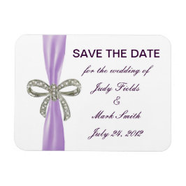 Íman Casamento De Arco De Diamante Roxo Salve O Magnet