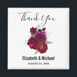 Íman Casamento de Buquê Floral Magenta-Rosa<br><div class="desc">Um ímã favorito com uma bela imagem de um buquê de flores magenta e rosa.</div>