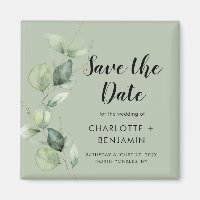 Casamento de Eucalipto Save the Date
