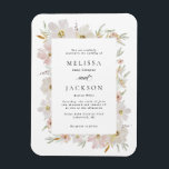 Íman Casamento de Flores de Água com Creme e Blush<br><div class="desc">Casamento de Flores de Água com Creme e Blush</div>