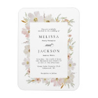 Casamento de Flores de Água com Creme e Blush