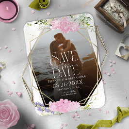 Íman Casamento De Foto De Primavera De Flor Selvagem Sa