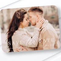 Casamento de Foto Minimalista Simples Chic Salve A
