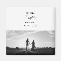 Casamento de Fotografias do Casal de Script Branco