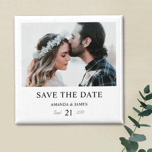 Íman Casamento de Fotografias Personalizado Guardar a D
