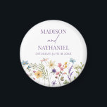 Íman Casamento de Jardins Florais de Flores Selvagens<br><div class="desc">Estes são os mosquiteiros de casamentos de flores silvestres de flores selvagens!</div>