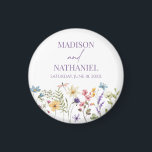 Íman Casamento de Jardins Florais de Flores Selvagens<br><div class="desc">Estes são os mosquiteiros de casamentos de flores silvestres de flores selvagens!</div>
