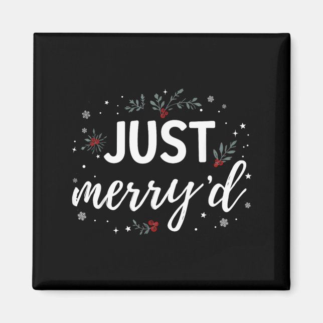 Íman Casamento de Natal de Casal Casado Alegre (Frente)