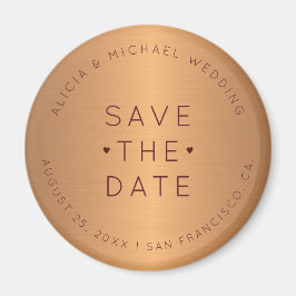 Íman Casamento de ouro de cobre e ouro do luxo salve a 