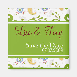 Íman Casamento de primavera - Personalizado