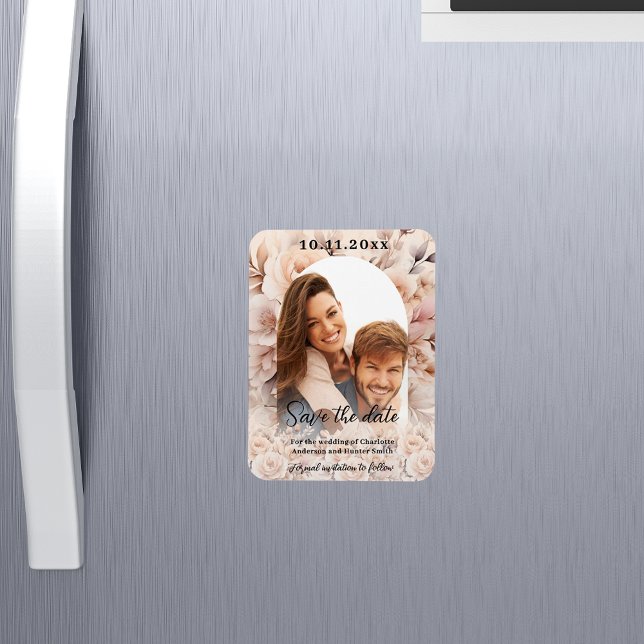 Íman Casamento de rosa de pêssego Cream Arca Salve a Da (Criador carregado)