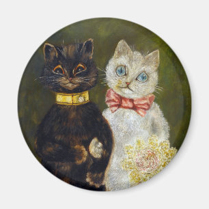 Íman Casamento do gato, Louis Wain