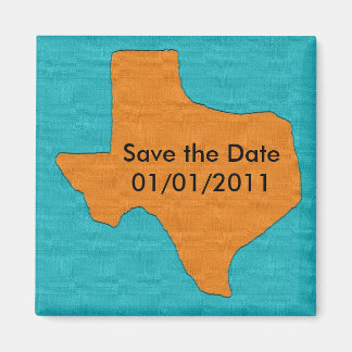 Íman Casamento do Texas. Imã salve a data.