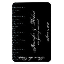 Casamento do Vineyard à meia-noite Salve a Data