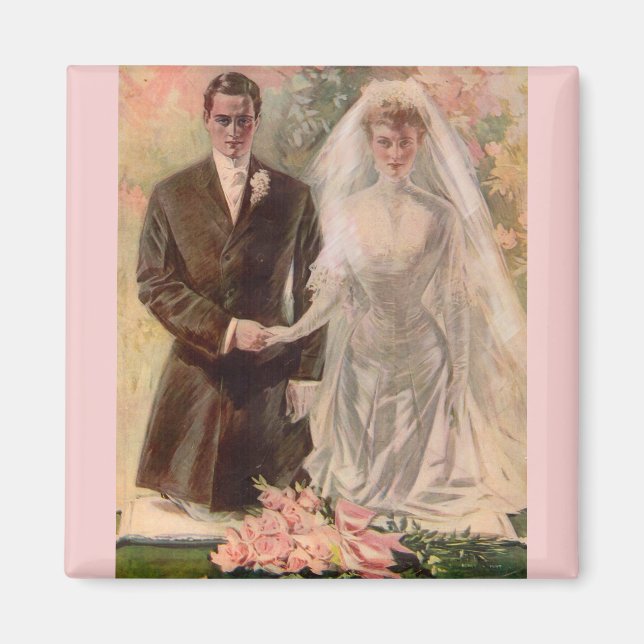 Íman Casamento Edwardian de 1906 (Frente)