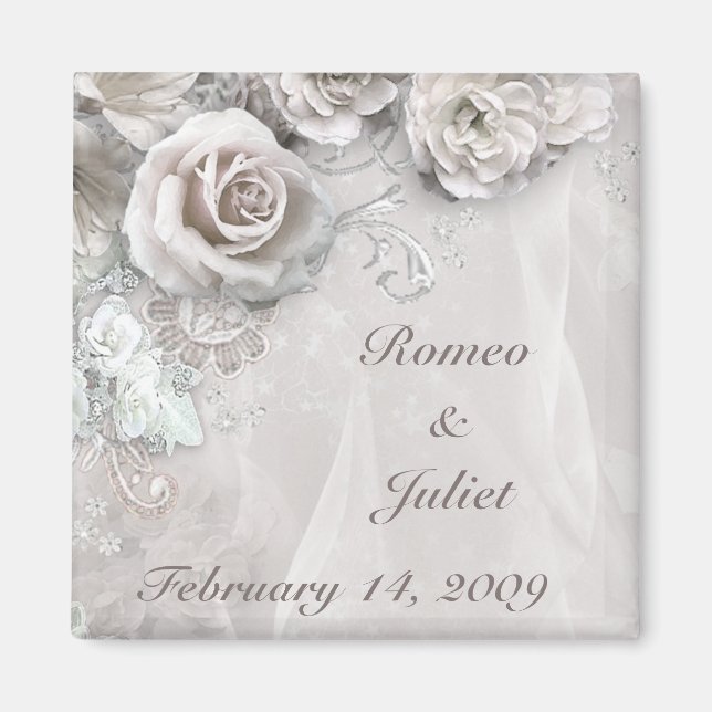 Íman Casamento elegante (Frente)