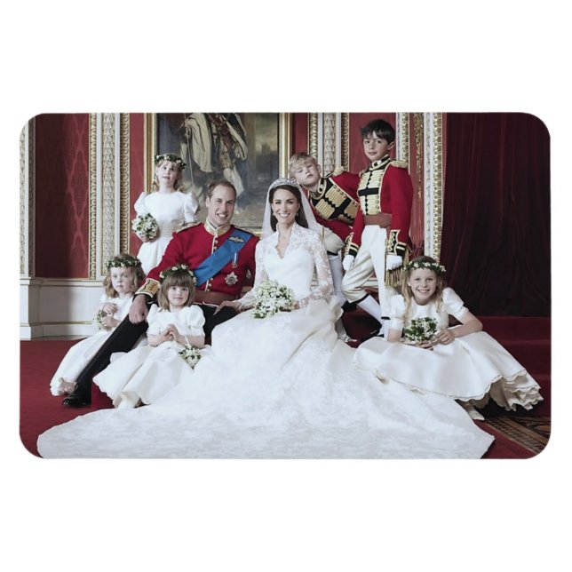 Íman Casamento entre o Príncipe William e Catherine Mid (Horizontal)