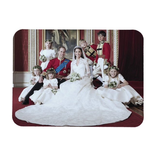 Íman Casamento entre o Príncipe William e Catherine Mid (Horizontal)
