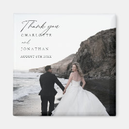 Íman Casamento Fotográfico minimalista moderno favorece