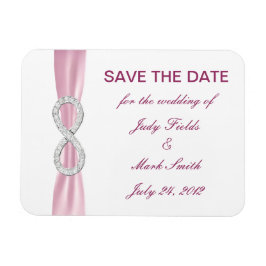 Íman Casamento Infinito De Diamante Rosa Salva O Magnet