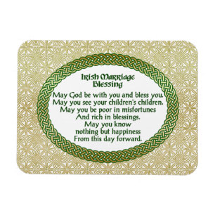 Íman Casamento irlandês da bênção do casamento, o
