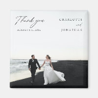 Casamento Moderno Negro e Branco Favorece Obrigado
