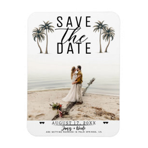 Íman Casamento na Costa com Palmeira Tropical - Salve a