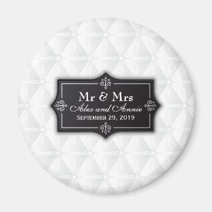 Íman Casamento Personalizado Luxurioso Magnet