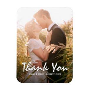 Íman Casamento Personalizado Obrigado Imã de geladeira