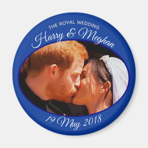Íman Casamento real da foto do beijo de Harry e de
