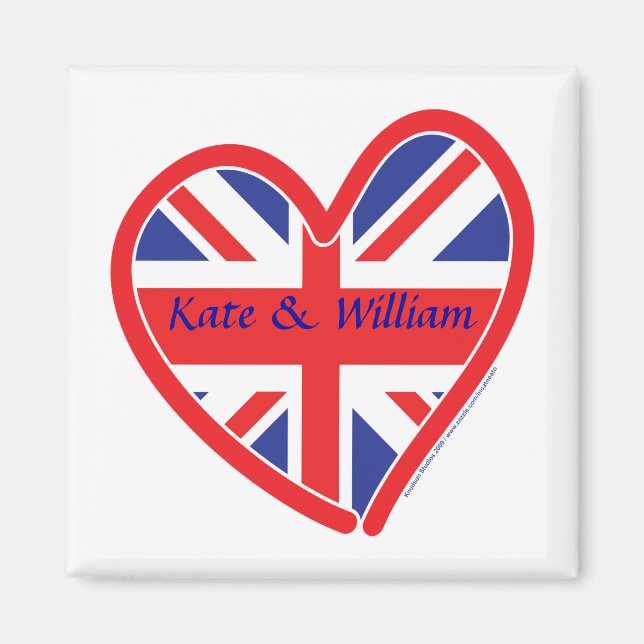 Íman Casamento Real/Kate & William (Frente)