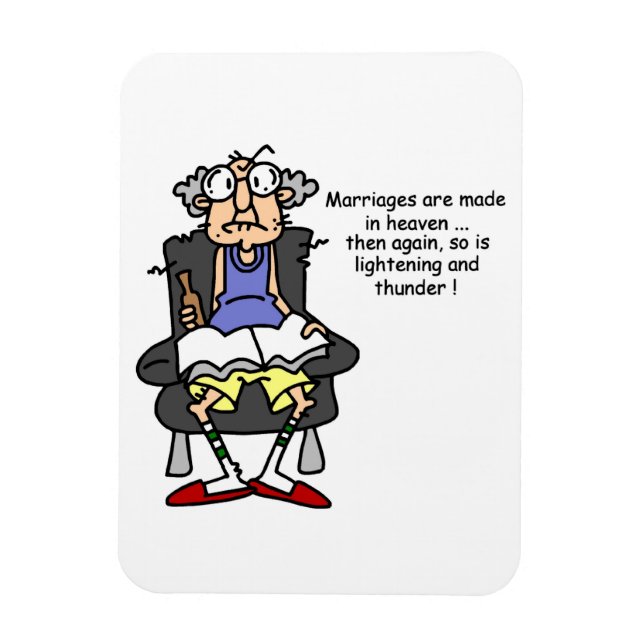 Íman Casamento, Relâmpago, Humor Trovão (Vertical)