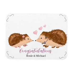 Íman Casamento romântico ou noivado de Hedgehog