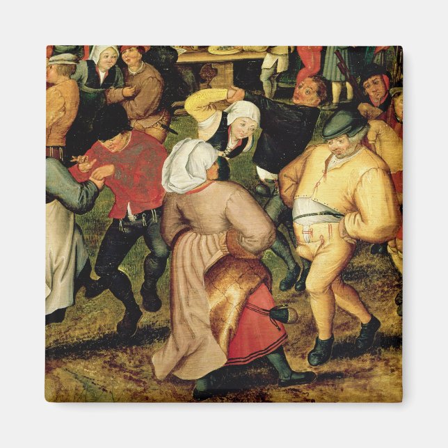 Íman Casamento Russo, detalhes da dança das pessoas (Frente)