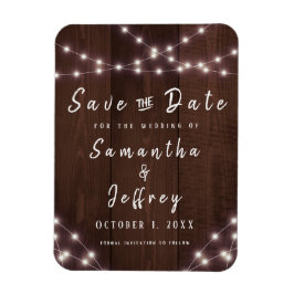 Íman Casamento Salve a Data da Corrida das Cordas Luz M