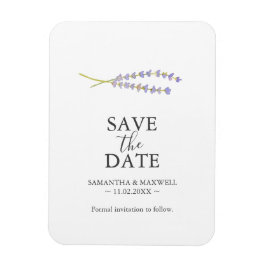 Íman Casamento Salve A Lavanda Data Magnets