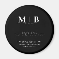 Casamento simples e elegante do monograma Salve a