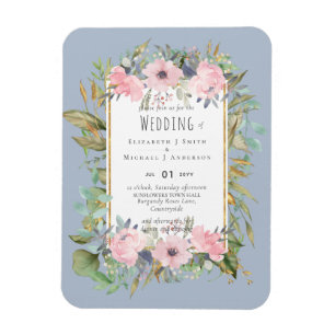 Íman Casamento verde-senso-verdejante cor-de-rosa
