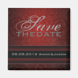 Íman Casamento vintage burgundy elegante