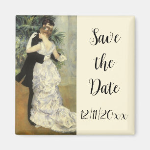 Íman Casamento Vintage Salve a Data, Dança na Cidade, R